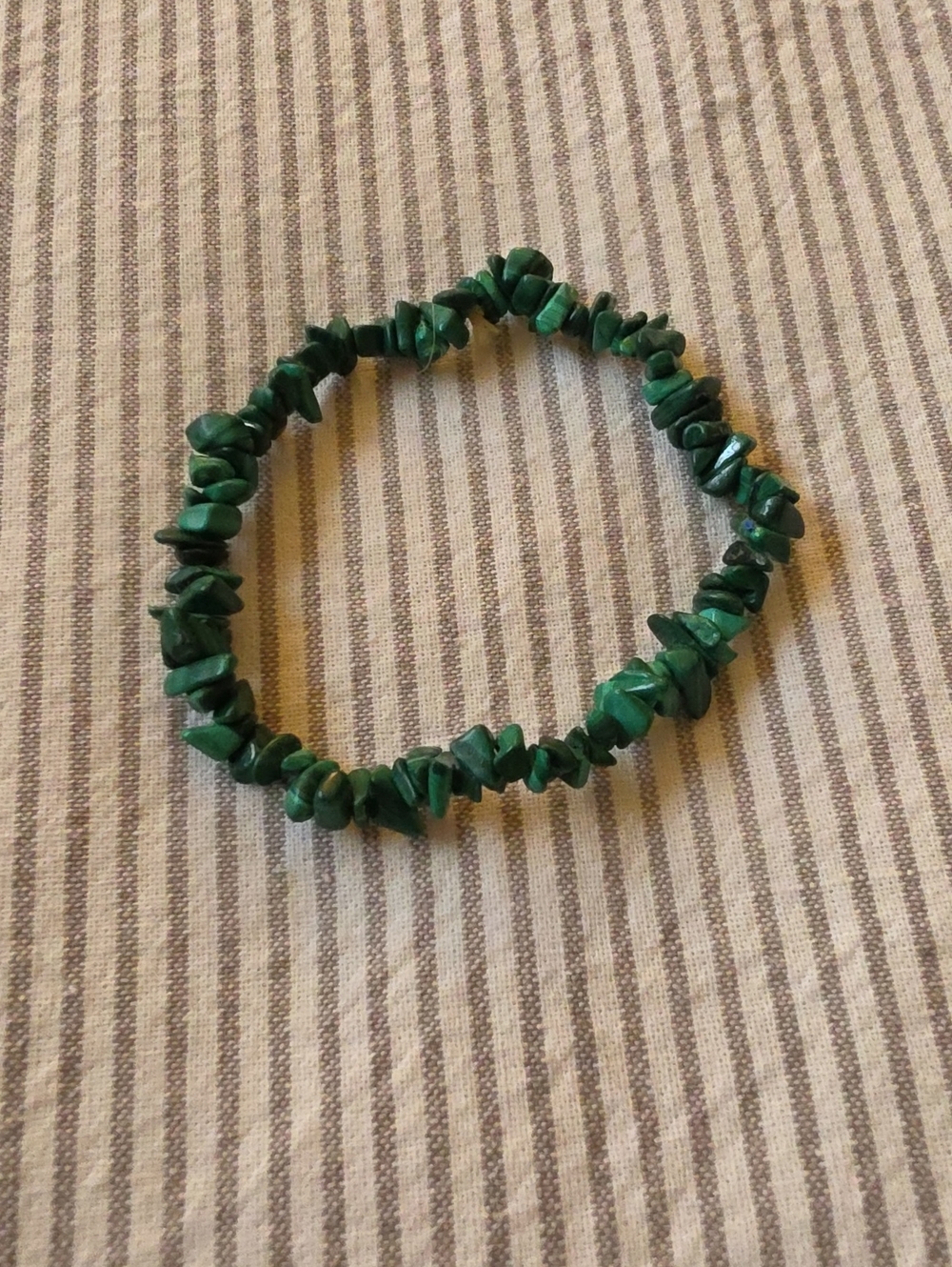 Malachite Stone Stretch Bracelet
